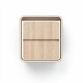 Tablette de rangement en bois couleur beige dimensions 40 x 40 x 10cm